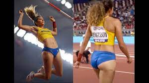 Silver medalist lisa ryzih of germany, gold medalist ekaterini stefanidi of. Pole Vault Angelica Bengtsson Breaks Pole Then Breaks Record Youtube