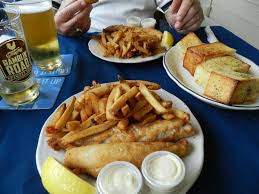 Erie beach featured a hotel, a casino, a race track, regular ferry service from buffalo and train service from the ferry dock in fort erie, and what was billed as the world's largest outdoor swimming pool. Love Fish And Chips And Celery Bread Picture Of Erie Beach Hotel Cove Room Port Dover Tripadvisor