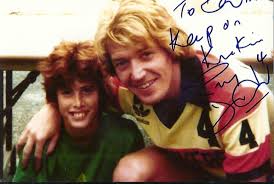 Me with Ray Hudson at Lockhart Stadium in Ft. Lauderdale for 1979 Strikers  Fan Day. ... Years later I had him sign these for me. They hang in my  sportscave. The other