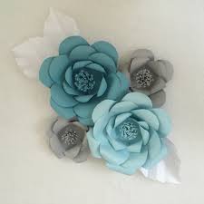 Paper Flower Backdrop Ash And Crafts
