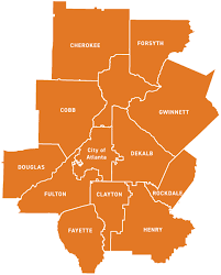 Map Of Greater Atlanta Area About The Atlanta Region - Arc