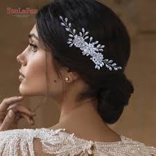 Beauty-Emily corona de cristal para la boda diaman...