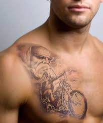 22 Men Motorcycle Tattoo Ideas To Repeat - Styleoholic