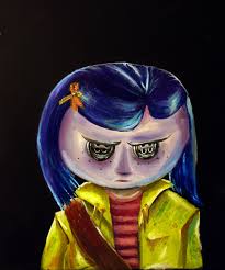 Coraline's (dakota fanning) other mother (teri hatcher) and father (john. Coraline With Button Eyes By Temporalvisions On Deviantart