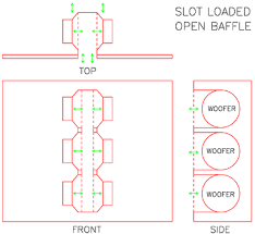 The Slot Loaded Open Baffle Project Article By Nelson Pass Open Baffle Open Baffle Speakers Speaker Box Design
