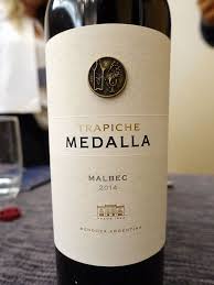 Trapiche Medalla Malbec 2014 89 Pts Wine Recipes Wines Wine