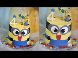 Cakes and more cake decorating halloween minion cakes spooky halloween. Video Minion Theme Cake