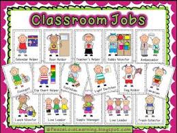 back to school instant job chart preschool job chart