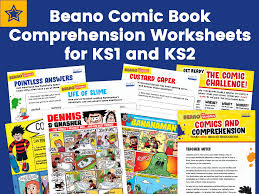 (motivational way to mix up writing time.) superhero activities | teaching resources. Beano Comic Book Comprehension Worksheets For Ks1 And Ks2 Teaching Resources