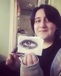 Ten-year-old daughter's painting collaboration with parent