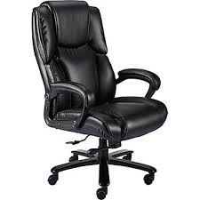 Staples Glenvar Bonded Leather Big And Tall Chair At Staples In 2020 Chair Leather Chair With Ottoman Blue Chairs Living Room