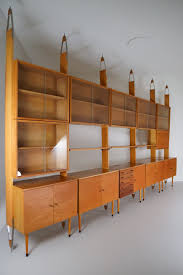 It comes with five (5) nonadjustable shelves in a dark walnut color. Large Mid Century Modern Wall Unit Or Bookshelf Praque 1960s Mid 20th Century Modernism Items By Category European Antiques Decorative