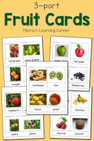Fruit 3 Part Cards Fruit Vegetable Pictures Fruits And Vegetables Pictures