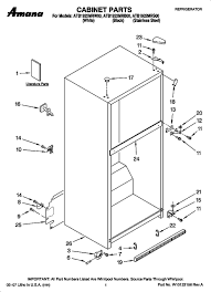 Warning to avoid risk of electrical shock that can cause death or severe personal injury, disconnect unit from power before servicing unless testing is required. Amana Atb1932mrw00 Refrigerator Parts Partswarehouse