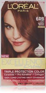 L Oreal Paris Excellence Creme Hair Color 6rb Light Reddish Brown L Oreal Paris Http Www Amazon Com Dp B004c0 Loreal Paris Dark Ash Brown Grey Hair Coverage
