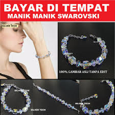 Kita semua sedia maklum bahawa sharnaaz ahmad dan pasangan noor nabila bakal disatukan sebagai suami isteri pada 31 mac ini. Gelang Manik Swarovski Kubus Original Gelang Manik Kristal Swarovski Manik Kubus Gelang Swarovki Shopee Indonesia