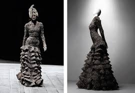 Inspiration The Silver Coat Savage Beauty Black Feather Dress Feather Dress