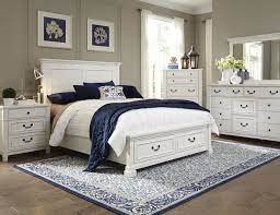 Williamson King Storage Bed White Bedroom Set Vintage Bedroom Furniture Bedroom Sets