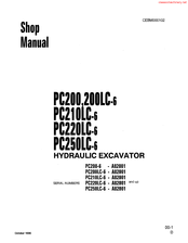 Wiring komatsu pc200 electrical diagram. Komatsu Pc200 6 Manuals Manualslib