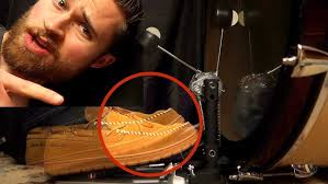 Slo-mo exaggerated Heel-Toe technique for kick drum #slomo #slowmotion  #kickdrum #basspedal