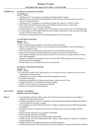 It Support Engineer Resume Samples Velvet Jobs