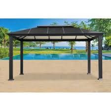 Paragon Newport 11 X 16 Ft Hard Top Gazebo Backyard Structures Gazebo Patio Gazebo