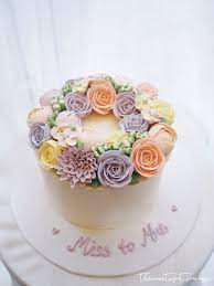 Rustic plaid style over chocolate drip cake. Mix Pastel Buttercream Flower Cake Flower Cake Dessert Decoration Flower Cake Design