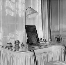The Queen S Dressing Table In The Suite Arranged For The Visit Of Queen Elizabeth Ii In The Palace Of Copenhagen May 20th 1957 Suite Interior Arrangement