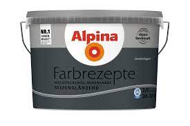 Innenfarbe In Grau Anthrazit Streichen Alpina Farbrezepte Dunkle Eleganz Alpina Good Sleep Home