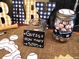 Baseball sign, baseball theme baby shower, baby shower welcome sign qtpaperie 5 out of 5 stars (5,065) $ 13. Super Cute Baseball Themed Baby Shower Everything Is Just Perfect She Even Includes The Ad Baseball Baby Shower Theme Sports Baby Shower Baseball Baby Shower