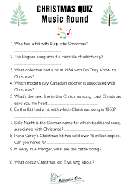 The data analytics company nielsen tracks what people are listening to every week in 19 different countries and compiles the information for billboard music ch. 50 Christmas Quiz Questions Printable Picture Rounds Answers 2021