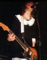 He also wore a shirt with the face of late snl cast member chris farley , who. Kurt Cobain Wearing A Dress Kurt Cobain Dress Nirvana Kurt Cobain Kurt Cobain