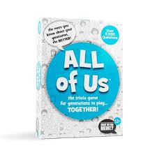 You know, just pivot your way through this one. All Of Us Family Trivia Game Target