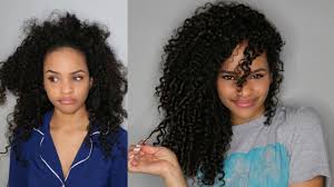 Max Volume Definition Curly Hair Routine Air Dry Video Curly Hair Styles Curly Hair Routine Natural Hair Styles For Black Women