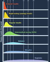 Insulin Comparison Chart Peak And Duration Inhaled Rapid