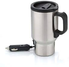 Target / sports & outdoors / heated travel coffee mug. Amazon Com Heated Stainless Steel Mug Car Coffee Cup With Charger Kitchen Dining