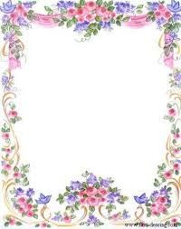 Después pégalas con un adhesivo suave a un papel grueso e introdúcelas en un marco. Laminas Y Trabajos Con Flores Flower Frame Clip Art Borders Boarders And Frames
