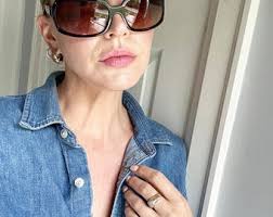 Lunettes de soleil vintage marron écaille de l'an 2000 « COACH » Samantha. 