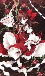 東方project 博麗霊夢4のiphone壁紙 壁紙キングダム スマホ版 芸術的アニメ少女 イラスト アニメの壁紙