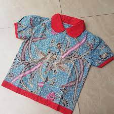 Gambar batik untuk anak sd kelas 3. Batik Anak Pintar Blouse Batik Anak Cewe Sd Kelas 2 Kelas 3 220619 2 2019 Akhir Shopee Indonesia