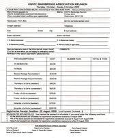 Family reunion registration forms have traditionally been mailed out along with the reunion invitations, giving family members the responsibility of filling out the information needed and mailing them back to the event planners. Free Printable Family Reunion Forms Family Reunion Invitations Family Reunion Planning Family Reunion
