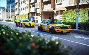 Download Wallpapers Mazda Rx 3 Mclaren 650s Liberty Walk Lbw Supercars Sports Cars Tuning Mclaren 650s Mazda New Mclaren