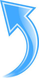 Arrow Curved Blue Up Curved Arrow Arrow Symbols
