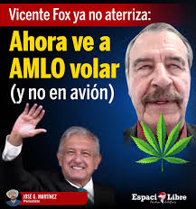 Vicente Fox ya no aterriza: ahora ve a AMLO volar
