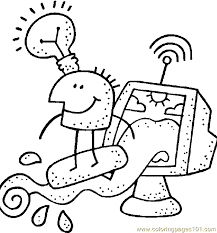All we ask is that you recommend our content to friends and family and share your masterpieces on your website, social media profile, or blog! Computer Coloring Page 09 Coloring Page For Kids Free Computer Printable Coloring Pages Online For Kids Coloringpages101 Com Coloring Pages For Kids