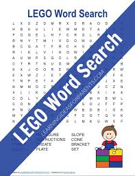 lego word search free printable learning ideas for parents