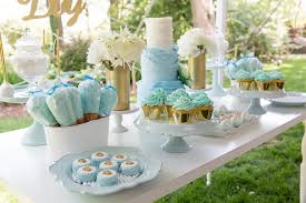 The baby showers in south africa are mostly called 'stork party'. Kara S Party Ideas Blue Gold Baby Shower Kara S Party Ideas