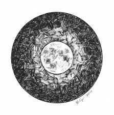 If so feel free to post your pictures. Dark Sky Not So Dark With A Full Moon Pen And Ink Drawing Print Bethcyr