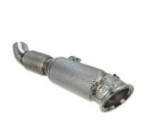 BMW B58 5" Downpipes With Heat Shield Cat Less Or Catted