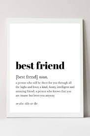 Best Friend Gifts Best Friend Definition Print Best Friend Etsy Best Friend Definition Best Friends Friend Definition